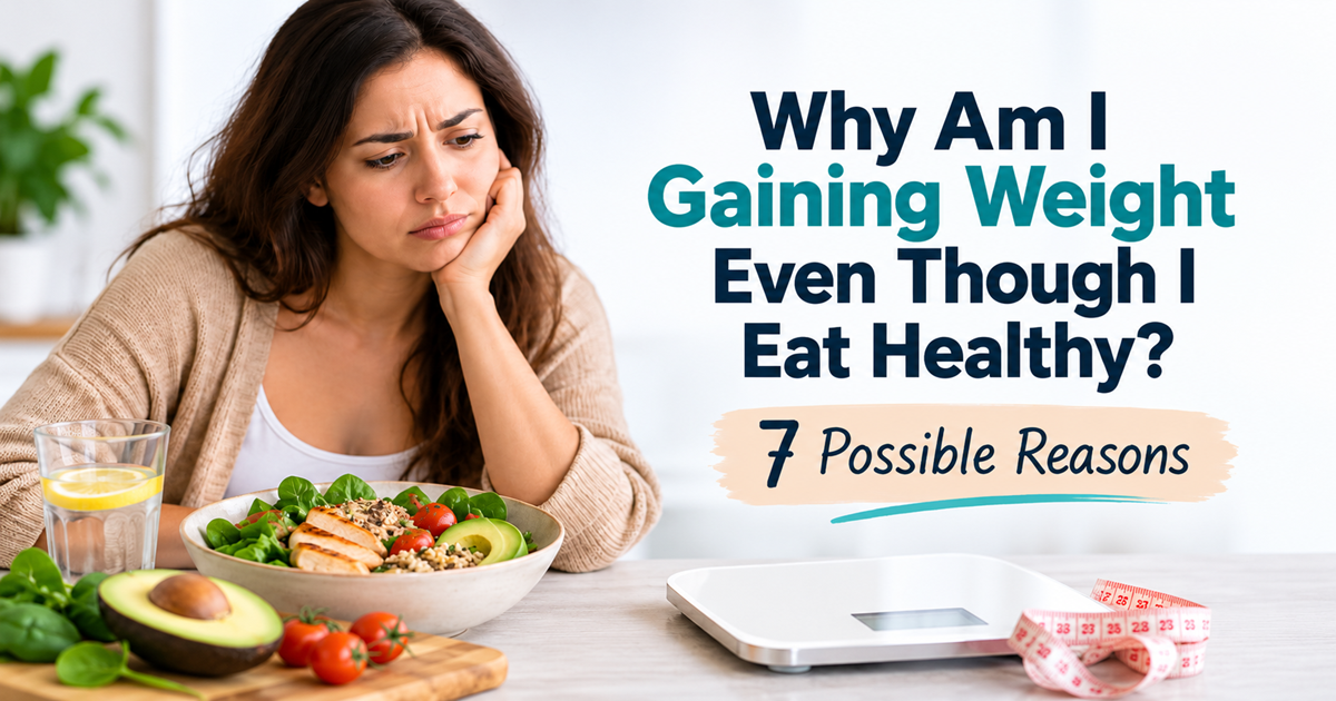 Why Am I Gaining Weight Even Though I Eat Healthy? 7 Possible Reasons